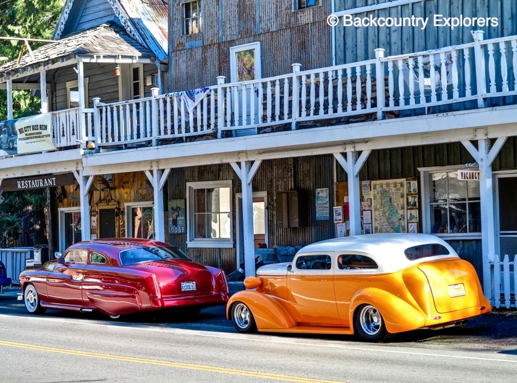 old hot rods on main street