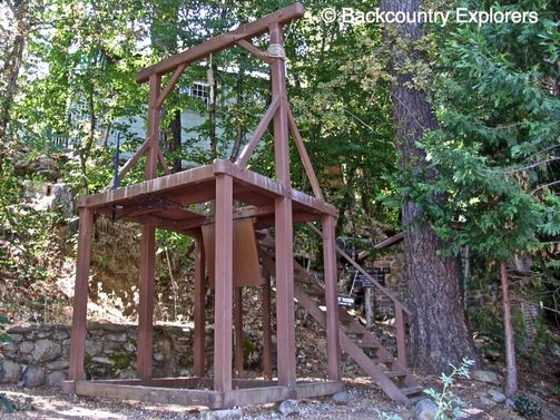 Sherriffs gallows located near Downieville court house in Sierra County, Ca