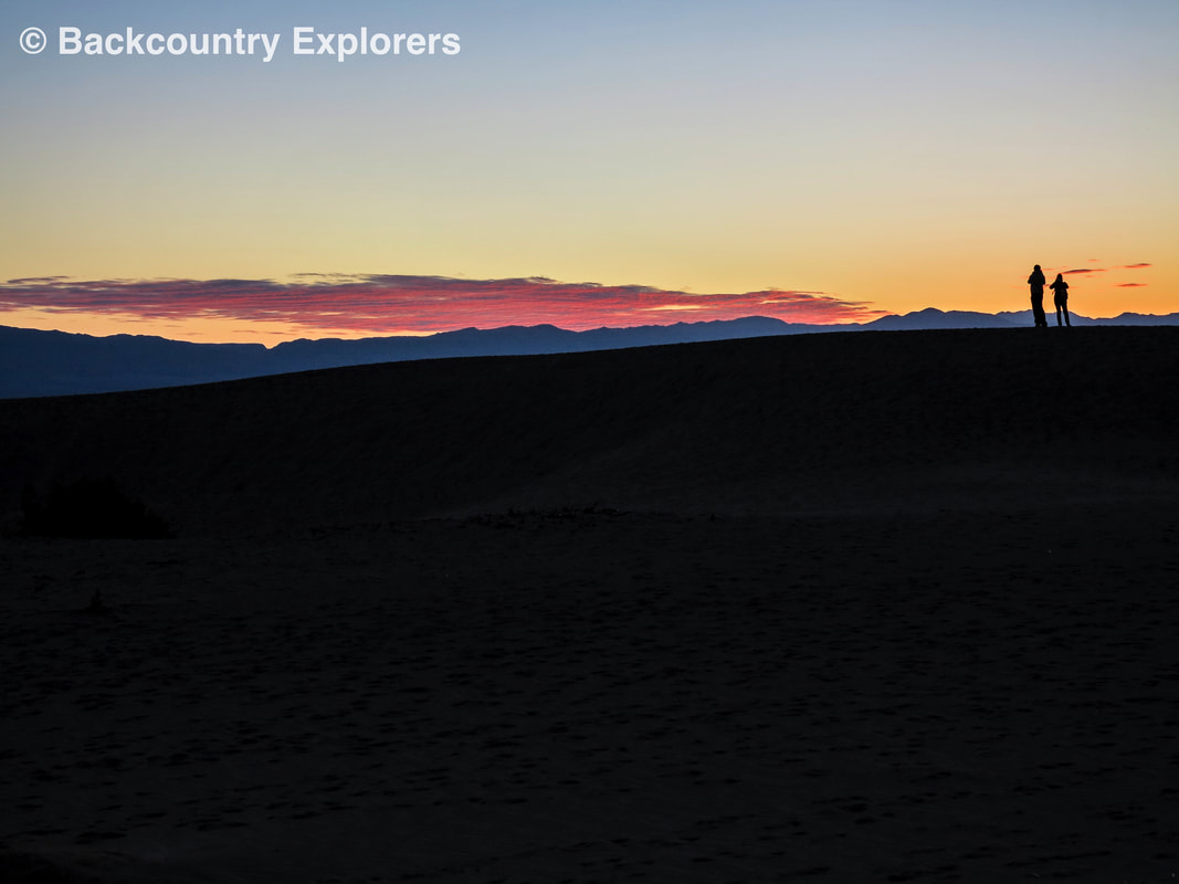 Sunrise on Mesquite Flats Dunes