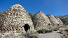 Charcoal kilns located at Wildrose Canyon